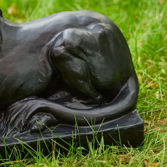 Glitzhome® 22" Lying Lion Garden Statue Set